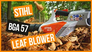 Stihl BGA 57 Leaf Blower First Impressions [upl. by Adnauq]