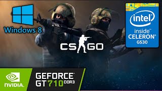 CS GO  GT 710  Low setting  720p [upl. by Channa]