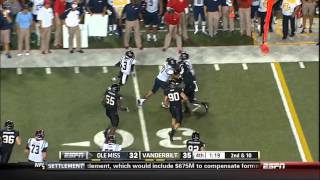 08292013 Ole Miss vs Vanderbilt Football Highlights [upl. by Conrade]