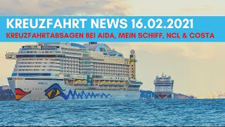 Hilfe für Julius AIDA Crew  AIDA Mein Schiff Costa amp NCL Absagen  Kreuzfahrt News 16022021 [upl. by Worden]