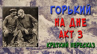 На дне 3 действие Краткое содержание [upl. by Rendrag]