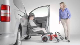 Wheelchair transfer to car seat [upl. by Eyoj637]