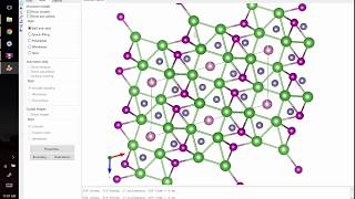 Tutorial of VESTA software for creating crystal structures [upl. by Annuahs928]