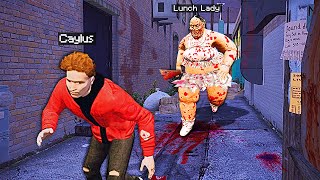 I Got CHASED By The Creepy LUNCH LADY [upl. by Valma101]