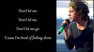 Dont let me go  Harry Styles Lyrics [upl. by Maurits463]