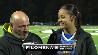 Filomanas Player of the Game Veronica Smith [upl. by Adiahs]