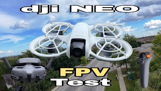 Dji NEO drone  FPV Flight Test Goggles 3  Motion Controller [upl. by Savill786]