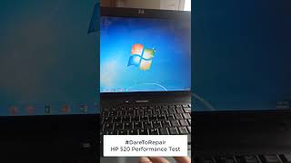 HP Laptop 520 Model Performance Test  Windows 7 32Bit 18GHz 1GB RAM [upl. by Diahann562]