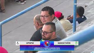 Inicio de UPNFM vs Marathon [upl. by Mcmillan]