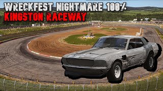 WRECKFEST NIGHTMARE 100  KINGSTON RACEWAY [upl. by Harrietta635]