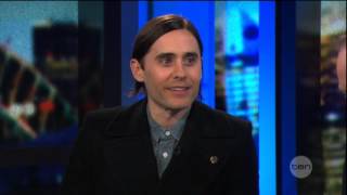 Jared Leto interview on The Project 2013  30 Seconds To Mars [upl. by Woolson]