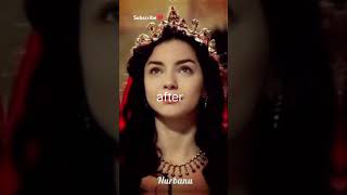 The Nurbanu Sultan👑💫before and after nurbanusultan hurrem sultan power beforeafter edit queen [upl. by Anelrahc308]