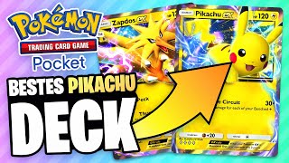 UNGLAUBLICH DOMINANT Das BESTE DECK für Pikachu amp Zapdos EX in Pokemon TCG Pocket [upl. by Hum825]