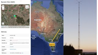 NDB Narrabri NSW RX over900km line of Sight on 413 KHz AM [upl. by Polash]