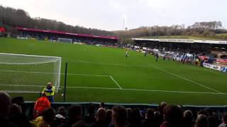 Wycombe Vs Oxford Utd 191215 [upl. by Ynohtnanhoj197]