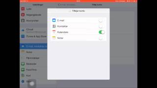 Oprettelse af Fælles Kalender på Ipad´en [upl. by Ahsenik]