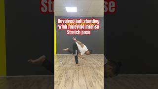 Revolved half standing wind relieving intense stretch pose yoga yogaalliance tutorial yogaclass [upl. by Greyson330]