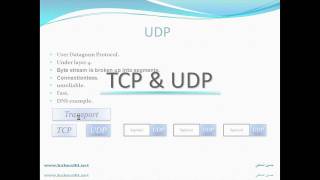 البروتوكول TCP و UDP [upl. by Adlitam]