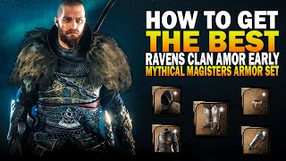 How To Get The Best Ravens Clan Armor Set Early Assassins Creed Valhalla Magistors Armor Set [upl. by Nikaniki]