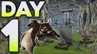 Claiming Highlands Cave Day 1 and Dominating Ragnarok  ARK PvP [upl. by Jecho386]