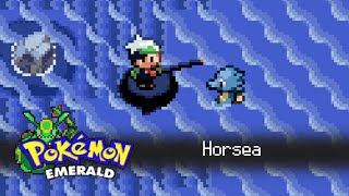 CÓMO CONSEGUIR a HORSEA en POKÉMON ESMERALDA [upl. by Intirb]