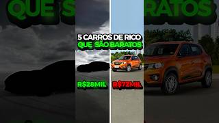 TOP 5 CARROS BARATOS QUE FAZEM VOCÊ PARECER RICO [upl. by Annairdna]