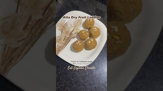 Atta Dry Fruit Laddoo  Festive Season Special  Indian Sweet food shorts shortvideo easyrecipe [upl. by Winou]