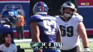 Yall Shoulda Paid HIMM Giants Vs Eagles Reaction [upl. by Corley]