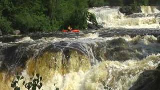 Rainbow Falls Section 3 of the Oswegatchie [upl. by Leehar]