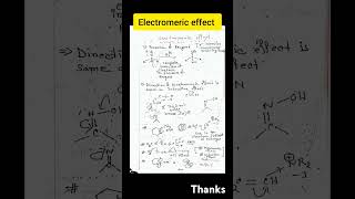 Electromeric effect chemistry organic csirnet gate iitjam youtube ytshorts viralshorts [upl. by Aihseit871]