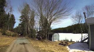 Folly Lake ATV Ride New trails Campfire Cooking and a Waterfall [upl. by Lahsram]