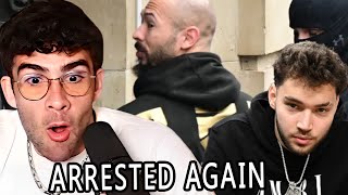 Adin Ross Gets Andrew Tate Arrested  HasanAbi reacts [upl. by Hedley]