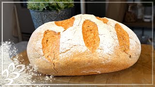 Rustikales Bauernbrot backen mit Gelinggarantie [upl. by Keviv]