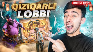 QIZIQARLI LOBBI QILAMIZ STRIM 🔥 PUBG MOBILE [upl. by Latrell]