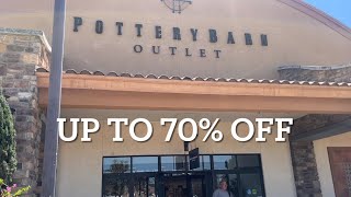 POTTERY BARN OUTLET CAMARILLO UP 70 OFf [upl. by Asillim]