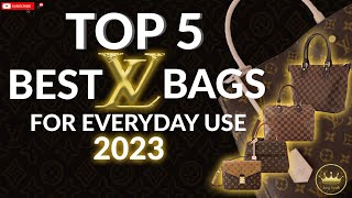 👜 Top 5 Best Louis Vuitton Bag For Everyday Use 2023 😮  Luxury Handbag Collection [upl. by Holli]