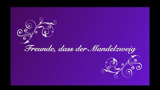 Freunde dass der Mandelzweig [upl. by Anerom897]