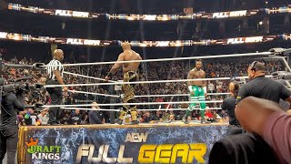 Fancam Swerve Strickland vs Bobby Lashley AEW Full Gear 112324 Newark NJ [upl. by Inoy]