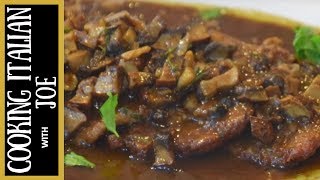 Delicious Veal Marsala Recipe Cooking Italian with Joe [upl. by Atsedom887]