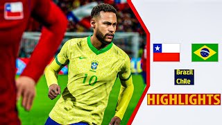 Brazil Vs Chile Match HIGHLIGHTS  Copa [upl. by Kcirnek]