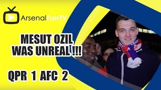 Mesut Ozil Was Unreal   QPR 1 Arsenal 2 [upl. by Ahseekan]