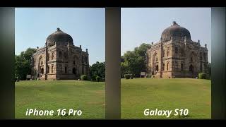 Galaxy S10 vs iPhone 16Stabilization Test [upl. by Fairweather]