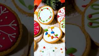 Christmas Cookie Decorating Ideas🍪❄️🎄 christmas christmasdessert shortsfeed cookie [upl. by Leffert274]