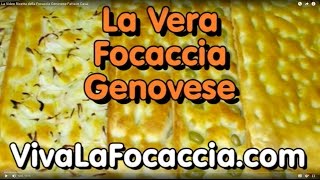 La Video Ricetta della Focaccia Genovese Fatta in Casa [upl. by Aisset779]