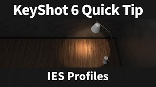 KeyShot Quick Tip IES Profiles [upl. by Feriga750]