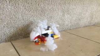 Lego Battlebots Tombstone vs Biteforce [upl. by Annaira]