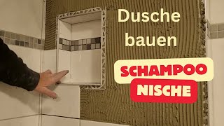 Nische in der Dusche bauen  Abdichtung ist Wichtig [upl. by Stevy]