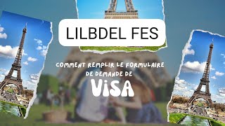 comment remplir le formulaire de demande de visa [upl. by Hilde]