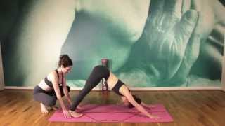 How to do Yoga Downward Dog Adho Mukha Svanasana  Liforme [upl. by Alaekim]