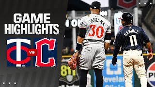 Twins vs Guardians Game Highlights 91824  MLB Highlights [upl. by Ocsic]